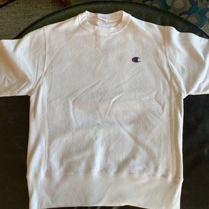 White Champion sweatshirt